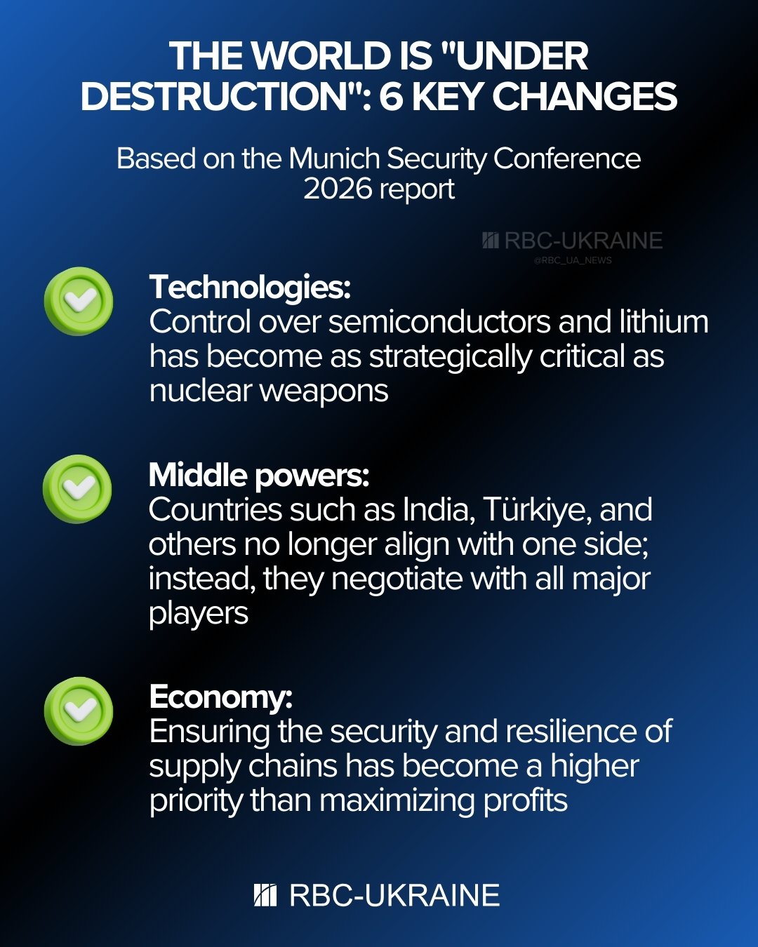 World without rules: Why 2026 Munich Security Conference is a turning point for Ukraine and Europe